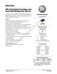 NCV7535DBR2G Datasheet Cover