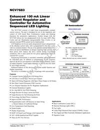 NCV7683DQR2G Datasheet Cover