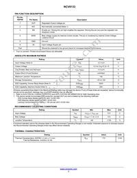 NCV8133BMX150TCG Datasheet Page 3