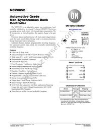 NCV885201D1R2G Datasheet Cover