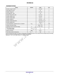 NCV890103MWTXG Datasheet Page 3