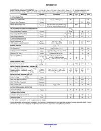 NCV890131MWTXG Datasheet Page 6