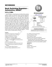 NCV890203MWTXG Datasheet Cover