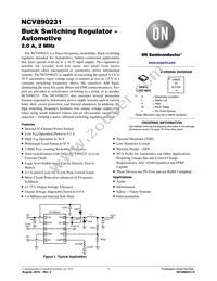 NCV890231MWTXG Datasheet Cover