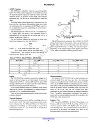 NCV890430MW25TXG Datasheet Page 8