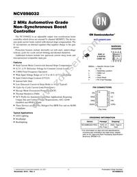 NCV898032D1R2G Datasheet Cover