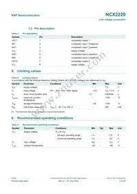 NCX2220DP Datasheet Page 4
