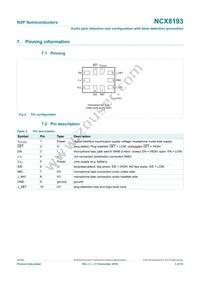 NCX8193GUX Datasheet Page 3