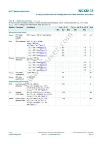 NCX8193GUX Datasheet Page 8