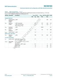 NCX8193GUX Datasheet Page 9