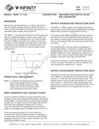 NDM1-12-120 Datasheet Page 14