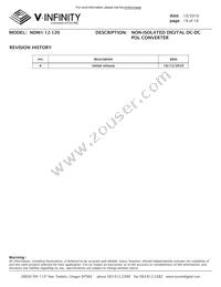 NDM1-12-120 Datasheet Page 19