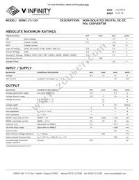 NDM1-25-120 Datasheet Page 2