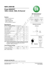 NDPL180N10BG Datasheet Cover