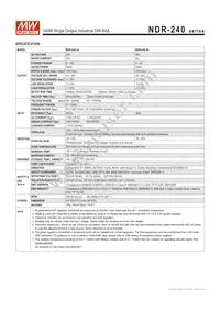 NDR-240-24 Datasheet Page 2