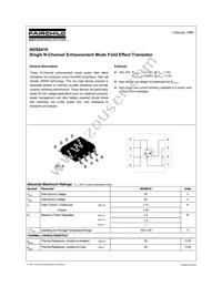 NDS8410 Datasheet Cover