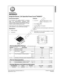 NDS8425 Datasheet Cover