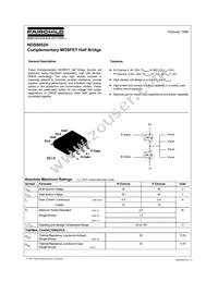 NDS8852H Datasheet Cover