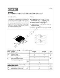 NDS8958 Datasheet Cover
