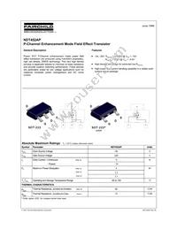 NDT452AP Datasheet Page 2