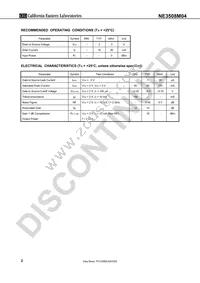 NE3508M04-T2-A Datasheet Page 2