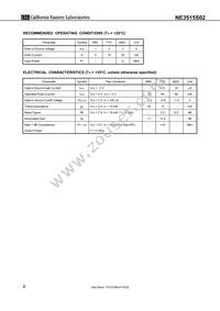 NE3515S02-T1D-A Datasheet Page 2