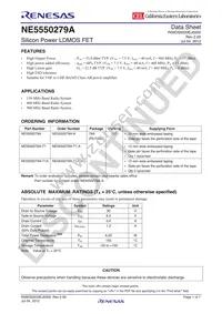 NE5550279A-A Datasheet Cover