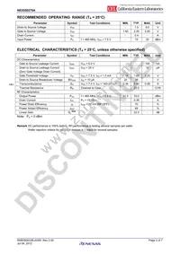 NE5550279A-A Datasheet Page 2