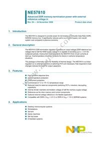 NE57810S/G Datasheet Cover