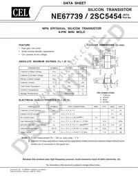 NE67739-A Datasheet Cover