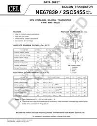 NE67839-A Datasheet Cover