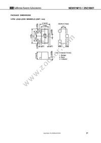 NE851M13-T3-A Datasheet Page 21