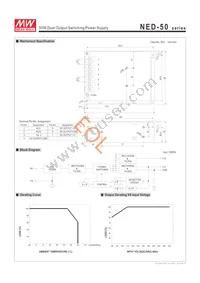 NED-50B Datasheet Page 2