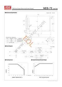 NED-75B Datasheet Page 2