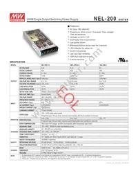 NEL-200-5 Datasheet Cover