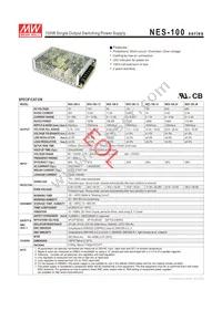 NES-100-9 Datasheet Cover