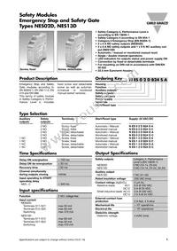 NES13DB24SA Datasheet Cover