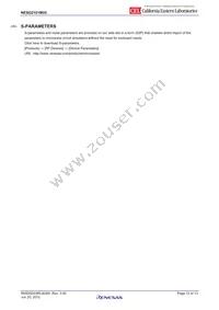 NESG2101M05-A Datasheet Page 12