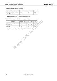 NESG250134-T1-AZ Datasheet Page 2