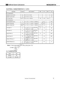 NESG250134-T1-AZ Datasheet Page 3