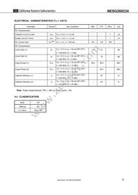 NESG260234-T1-AZ Datasheet Page 3