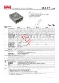 NET-50D Datasheet Cover