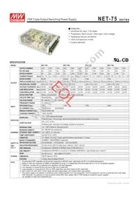 NET-75D Datasheet Cover