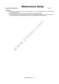 NFA18SL357V1A45L Datasheet Page 12