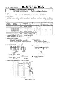 NFL18SP307X1A3D Datasheet Cover