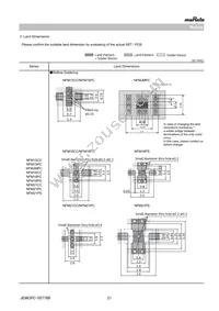 NFM18CC102R1C3D Datasheet Page 21