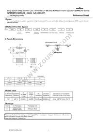 NFM18PS105R0J3D Datasheet Cover