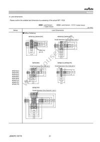 NFM21PC475B1A3D Datasheet Page 21