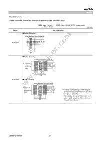 NFM31HK103R1H3L Datasheet Page 21