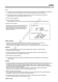 NFM31HK153R1H3L Datasheet Page 23